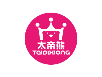 太帝熊熊Logo设计:童趣与皇室风范的完美结合