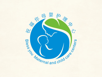 祝福你母婴护理中心logo设计