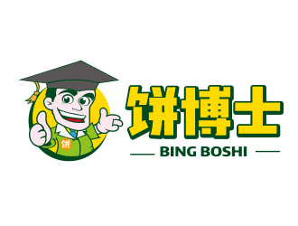 饼博士logo设计:创意与教育主题的完美结合