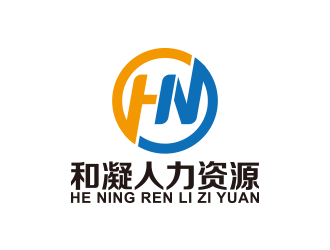 和凝人力资源logo设计