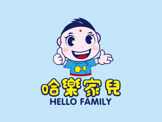 创意可爱的卡通logo设计,适用于儿童教育与家庭品牌