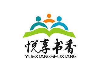 悦享书香:简约而富有文化气息的logo设计