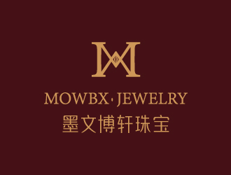 墨文博轩珠宝logo设计:经典与奢华的完美结合