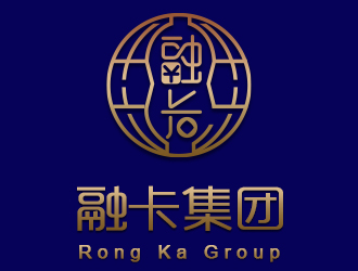 融卡卡集团集团logo设计:现代与国际化的完美结合