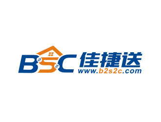 佳捷捷送送logo设计:简约现代的物流快递品牌标识