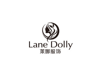 优雅与现代结合的'莱娜服饰'logo设计