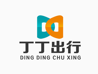 丁丁出行logo设计:现代科技与便捷出行的完美结合