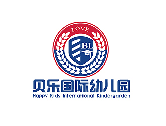 贝乐乐国际幼儿园logo设计:童趣与教育的完美结合