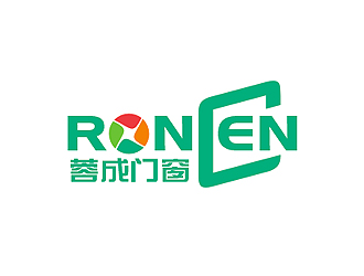 绿色现代风格logo设计,彰显门窗行业的专业与创新