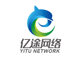 亿途网络logo设计:科技与创新的象征