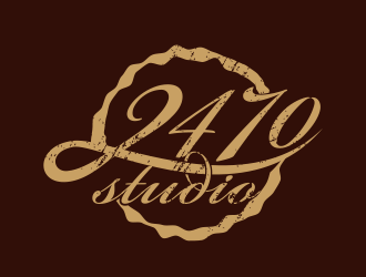 复古风2470 Studio Logo设计