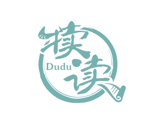 清新文艺的logo设计:Dudu读读