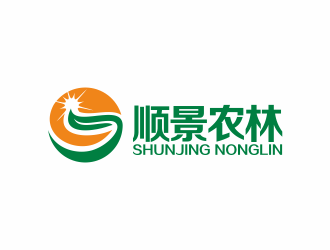 顺景农林logo设计:绿色生态与农业发展的视觉象征