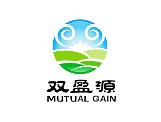 双盈源源logo设计:自然与合作的完美融合