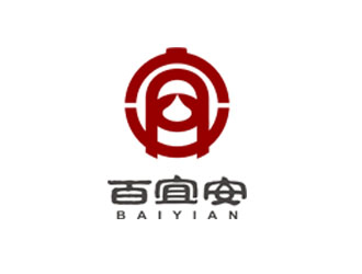 百宜安安logo设计:简约与稳重的完美结合