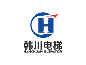 韩川川电梯logo设计:现代与稳重的完美结合