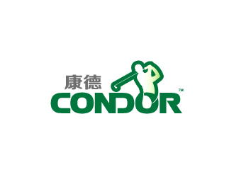 康德logo设计:绿色活力与运动精神的完美结合
