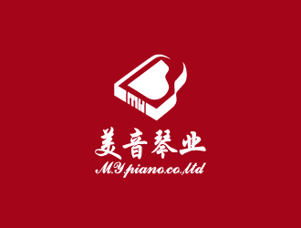 美音琴业logo设计:简约与艺术的完美融合