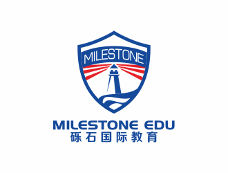 砺石国际教育logo设计:专业与国际化的完美融合