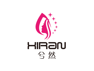 简约优雅的'兮然'品牌logo设计