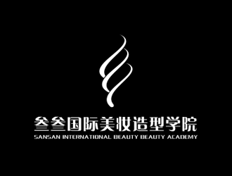 参参国际美妆造型学院logo设计