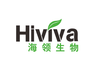 Hiviva海领生物:绿色生态与创新科技的logo设计
