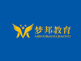 梦邦教育logo设计:简约大气,彰显教育品牌魅力