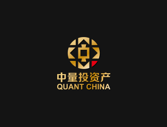 中量投资资产:现代与稳重的logo设计