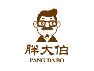 胖胖大伯logo设计:温暖亲切的品牌视觉标识