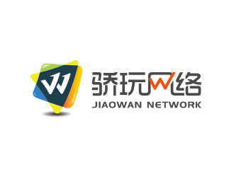 创意与科技融合的'骄玩网络'logo设计