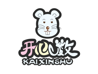 创意鼠形象logo设计,萌趣风格品牌标识