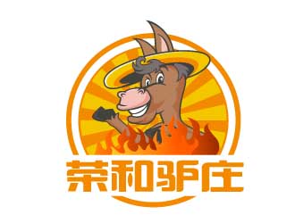 创意牛形象logo设计,彰显活力与热情