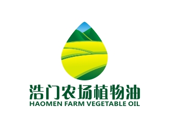 浩门农场植物油logo设计:自然与健康的完美融合