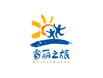 创意logo设计:睿丽之旅品牌标识