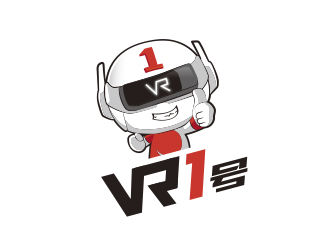 VR1号:创新科技与活力象征的logo设计