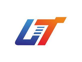 现代感十足的'LT'品牌logo设计