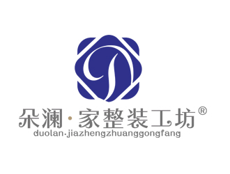 朵澜·家整装工坊logo设计:简约与现代的完美融合