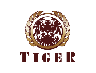 老虎标志logo设计:力量与威严的象征