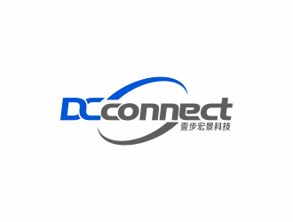 DC Connect品牌logo设计:科技感与现代感的完美融合