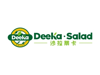 沙拉蒂卡卡logo设计:清新自然的绿色品牌标识