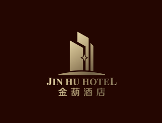 金葫酒店logo设计:现代与奢华的完美融合