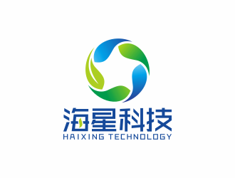 海星科技logo设计:科技与生态的完美融合