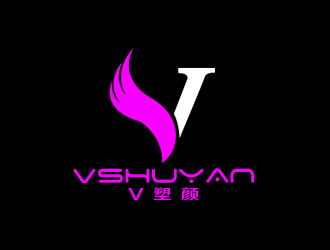 时尚与科技融合的VSHUYUANYAN Logo设计