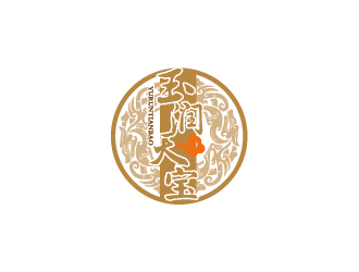 优雅古典风格的'阿大宝'logo设计