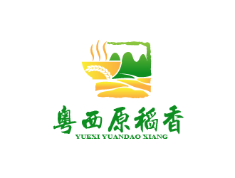 粤西原稻香logo设计:自然与农业的完美融合