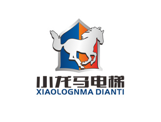 小龙马马电梯logo设计:现代与传统融合的视觉艺术