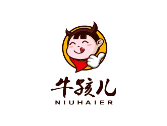 牛犊儿儿logo设计:萌趣童趣风格的品牌标识
