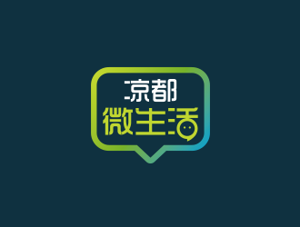 简约现代的'京都微生活'logo设计
