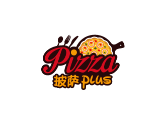 披萨Plus:创意与美味的logo设计