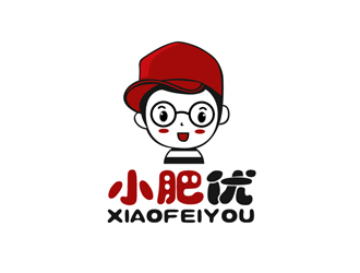 小肥优logo设计:可爱卡通风格的品牌标识